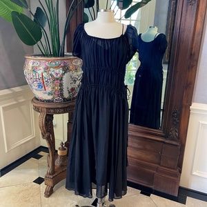 La Ligne Midi Peasant Dress